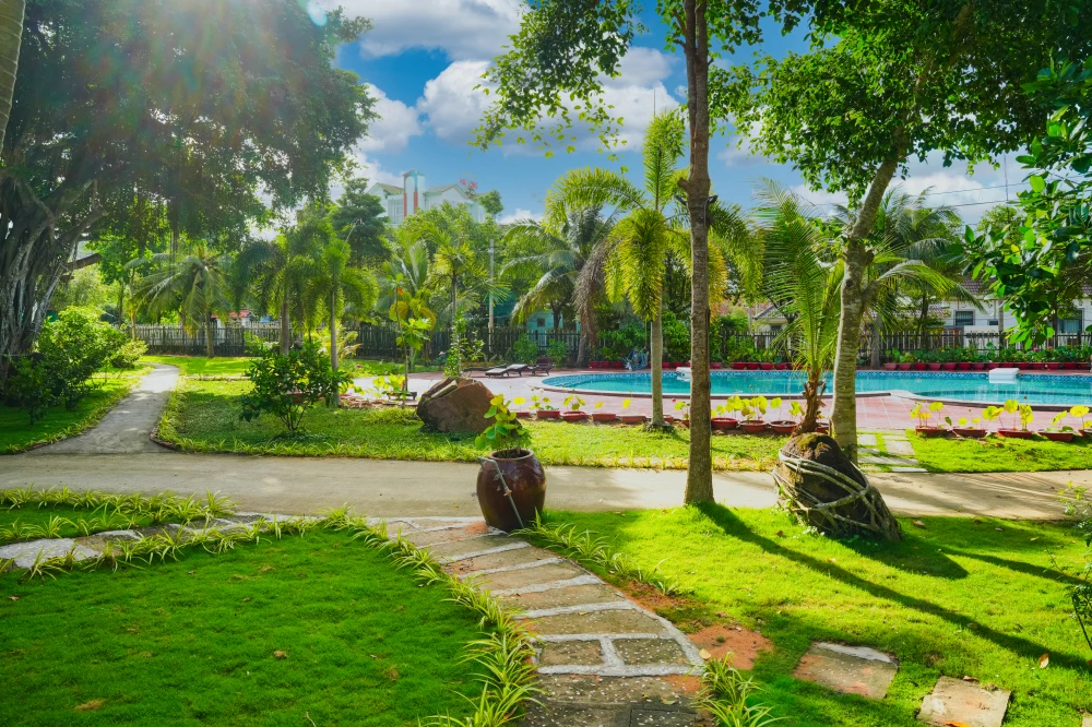 Phòng Deluxe hướng hồ bơi